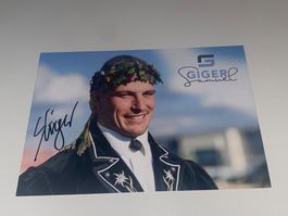 Samuel Giger Autogrammkarte - Schwingen