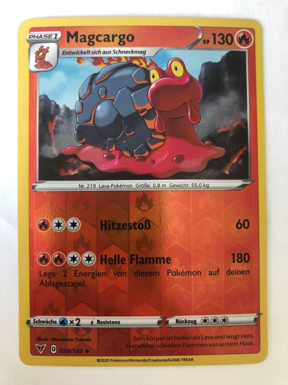 Pokémon Sammelbilder & Trading cards: Magcargo - Reverse Holo - Pokemon TCG EN – Neu (gemäss Beschreibung) aus Nussbaumen AG von Pika-Shop