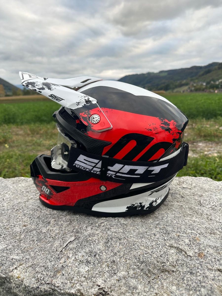 Caschi & visiere: Helm Motocross mit Brille Grösse S – Usato da Belp venduto da s_n_l6cr 2
