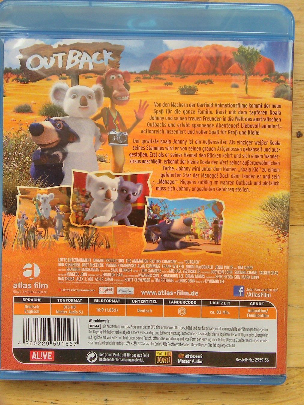 Tutti i DVDs: Outback (3D) - Jetzt wird's richtig wild! – Usato da St.Galllen venduto da elkaphone 5