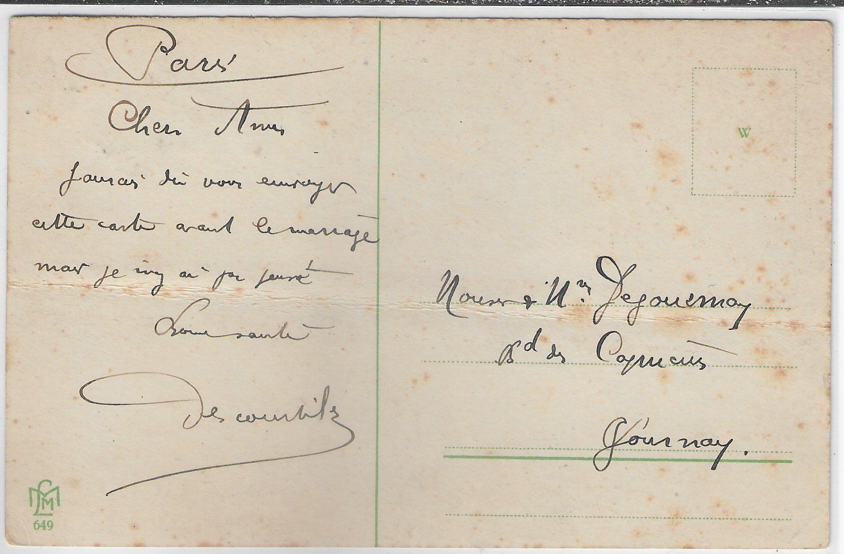 Cartoline postali: Humor - Die Hochzeit – Usato da Ettingen venduto da Kartenplanet 1