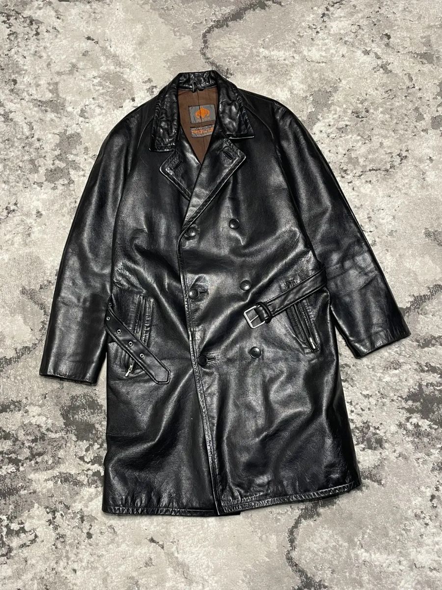 Cappotti: Vintage leather jacket mid length – Usato da Péry venduto da HRN-SALES 5