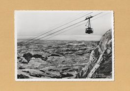 Historische AK Säntisbahn mit Blick auf Bodensee