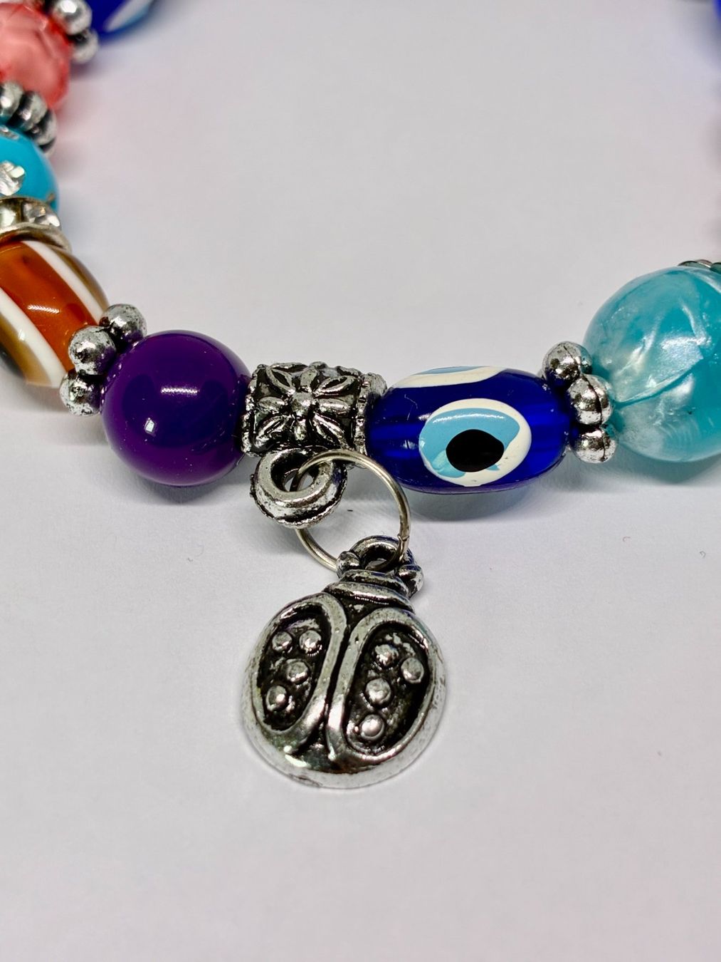 Bracelets: Armband mit Nazar-Perlen, Handarbeit – Neuf (Voir description) à Finstersee par Small-Daily-Rituals 2