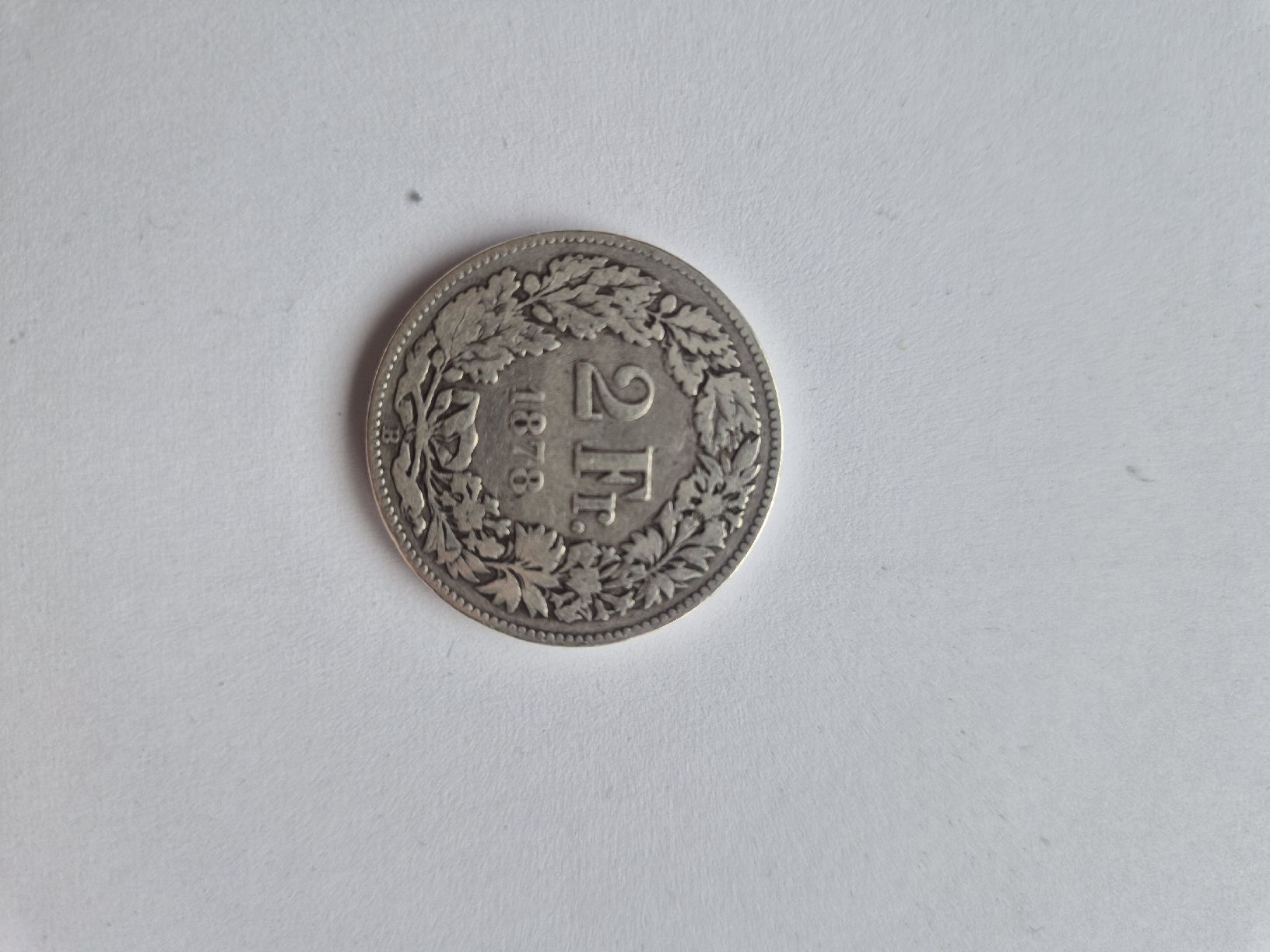 Toutes les monnaies: 2 Fr. aus 1878 – D'occasion à Altstätten SG par den_mv8m