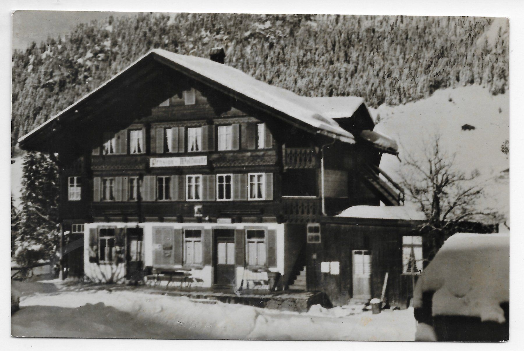 Cartoline postali: Pension & Restaurant WALDMATTE Oeschseite – Usato da Hefenhofen venduto da Richsalz