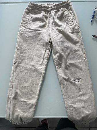 Kinderjeans -hosen beige ca gr . 140 Calvin Klein
