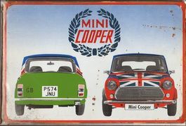 Blechschild-MINI COOPER P 574 JNU