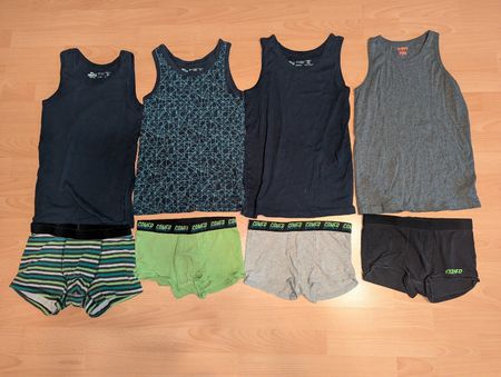 8-teiliges Unterwäsche-Set für Jungs - Grösse 158/164
