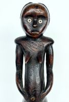 seltene alte ausdrucksstarker Fang Skulptur Gabun Höhe 43 cm