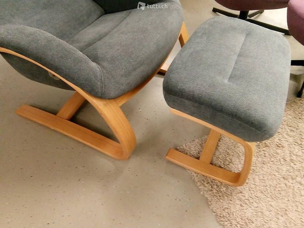 Poltrone: Freischwinger Relaxsessel Conform Flow mit Hocker – Usato da Lichtensteig venduto da pascalporchet 3