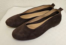 Studio amo Ballerinas Braun Wildleder – Gr. 39 – Sehr guter