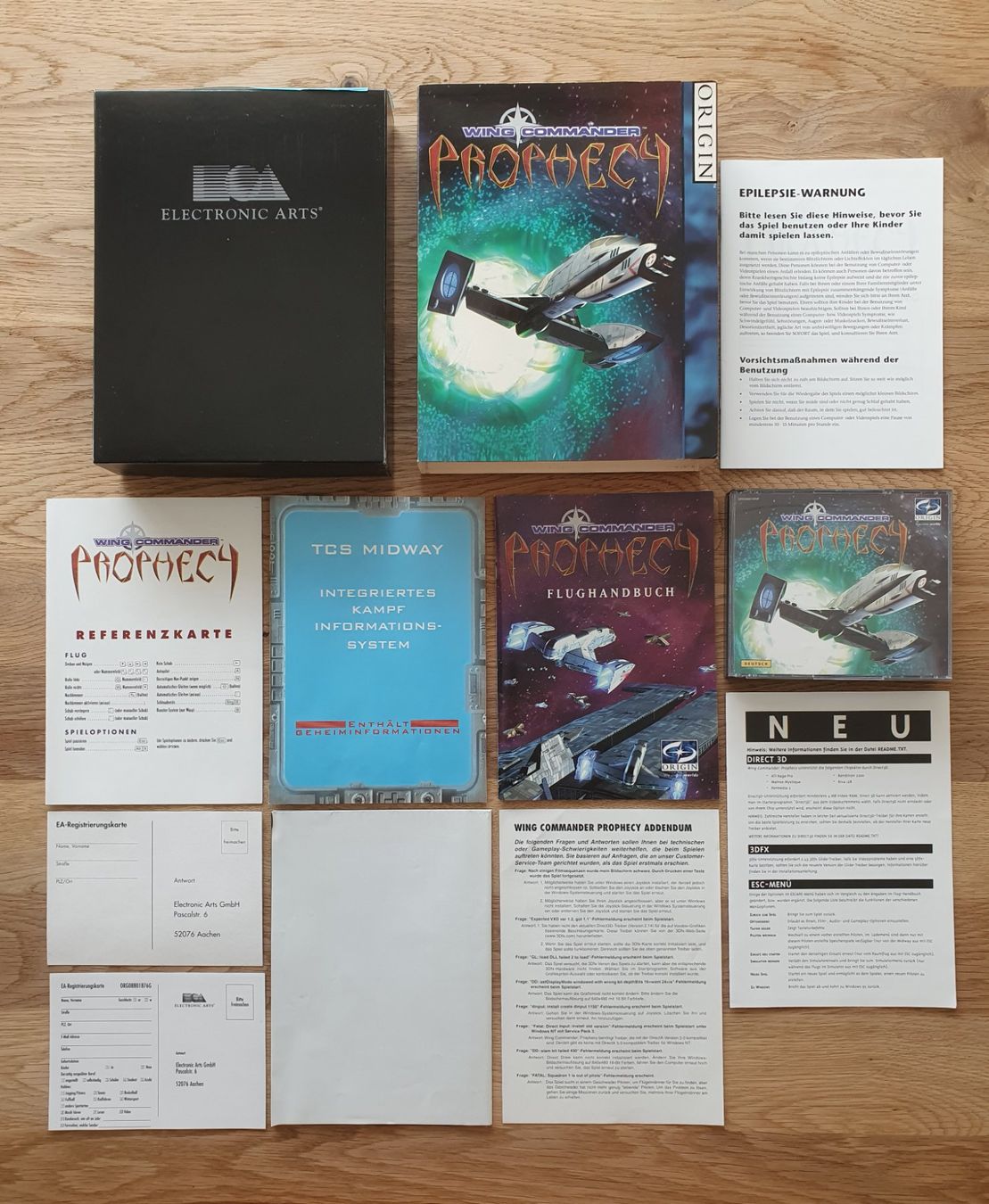 Jeux: PC Game Wing Commander: Prophecy (1997) Big Box – D'occasion à Greifensee par perfectioN88 5