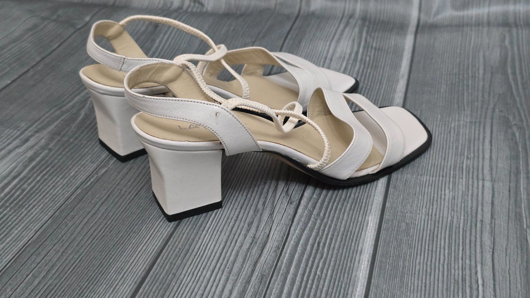 Scarpe da donna: ​💞 La Strada Square Toe Sandaletten - 37 - mit Blockabsatz – Usato da Thalwil venduto da VitaMini 3
