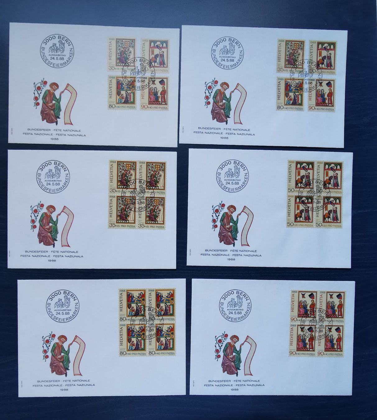 Alle Briefmarken: FDC PP 1988 – Neu (gemäss Beschreibung) aus Aadorf von Chnorli-Furz