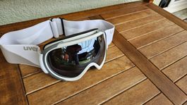 UVEX Skibrille Goggle - Neu - matt weiss, silber