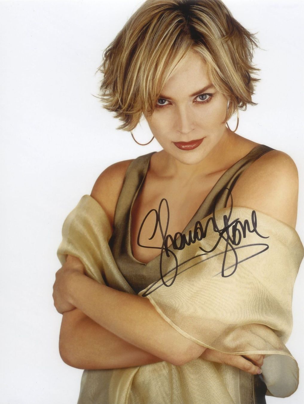 Autografi: Original Autogramm SHARON STONE auf Großfoto – Nuovo (secondo la descrizione) da Gremersdorf venduto da autogrammraritaeten