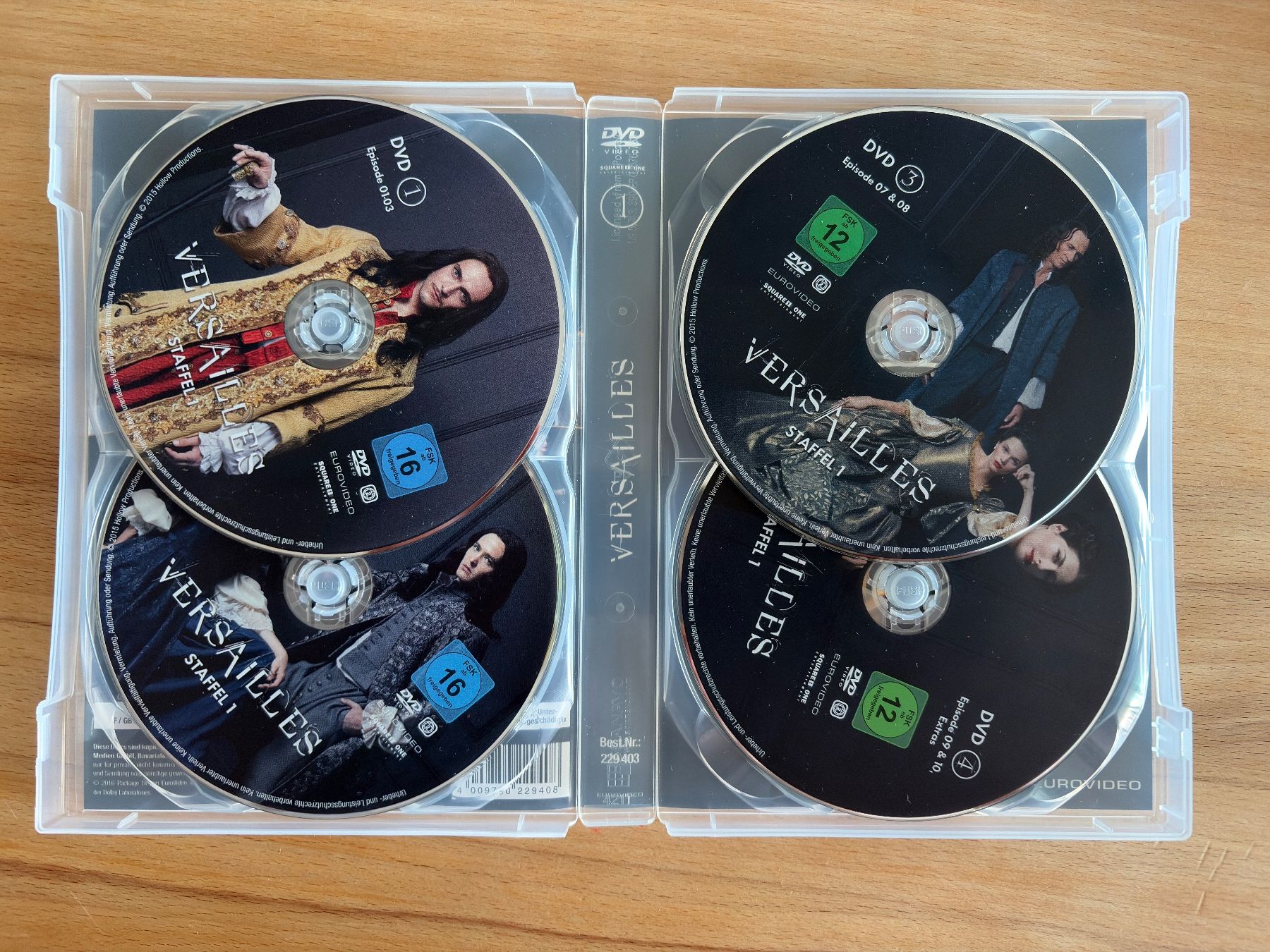 Tutti i DVDs: Versailles  Staffel 1 + 2+ 3 – Usato da Hombrechtikon venduto da Dokmasa 2