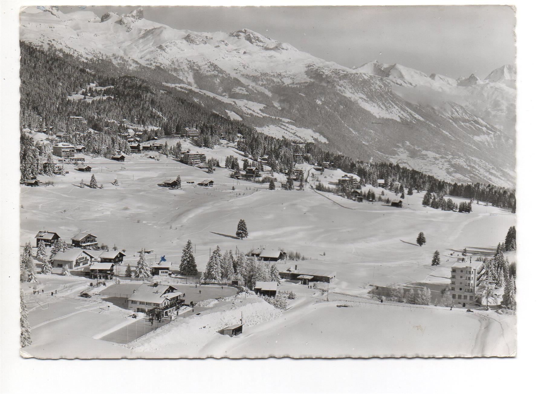 Ansichtskarten: CRANS SIERRE Flugaufnahme – Gebraucht aus Jona von philajona