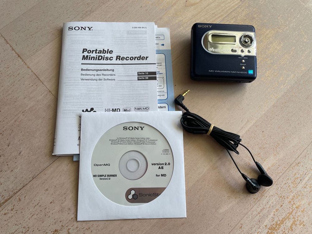 Sony Minidisc Walkman MZNH600 Kaufen auf Ricardo