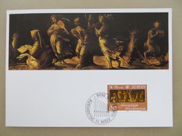 Satz illustr. FDC Sondermarken 4erBlock Uhren 2005