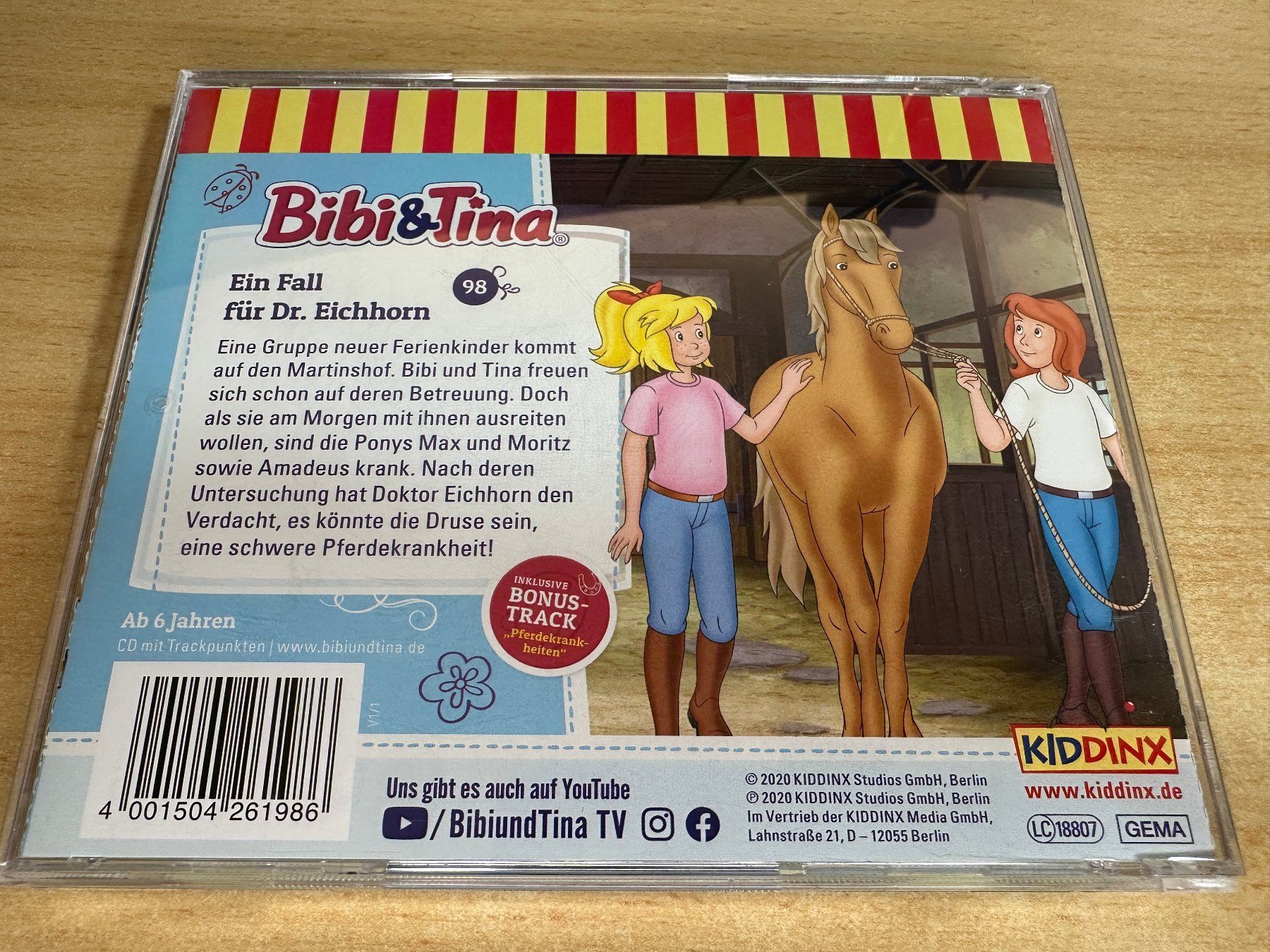 Audiolibri: X2 Bibi & Tina ein Fall Für Dr. Eichhorn 98 – Usato da Rikon im Tösstal venduto da Alpenmutz 1