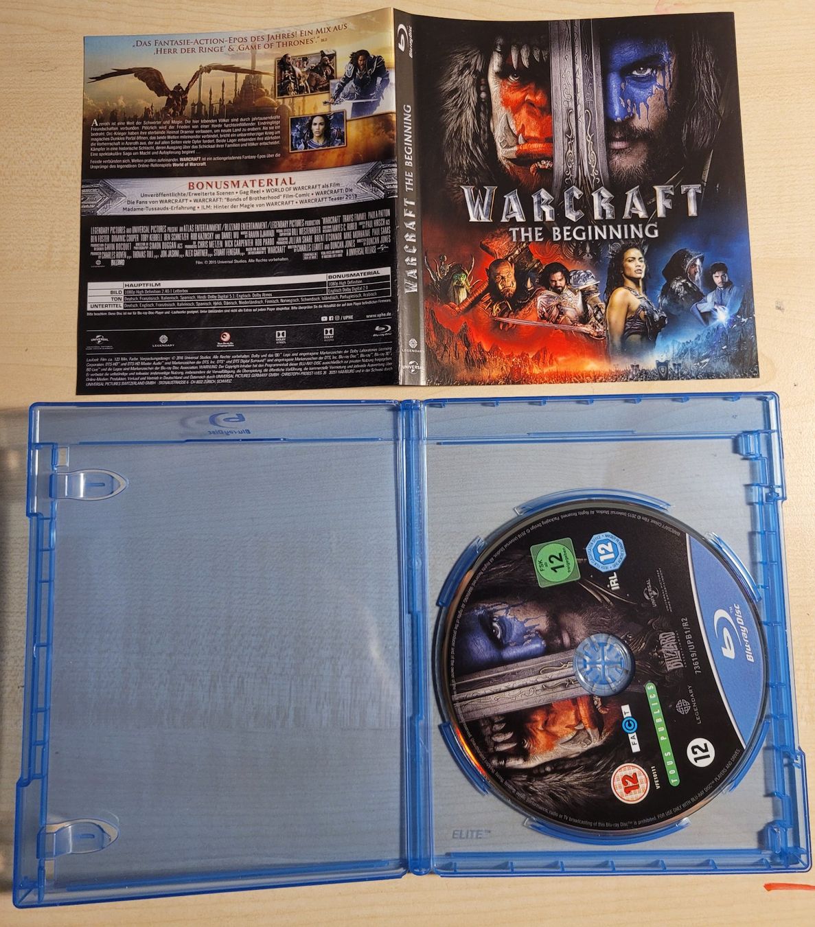 Tutti i DVDs: Warcraft - The Beginning BluRay – Usato da Heiligkreuz (Mels) venduto da PascalWa 1