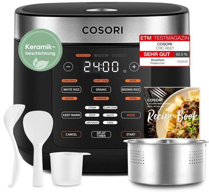 Cosori Elettrodomestici da cucina: Cosori Multi-/Reiskocher, 17 Programme – Usato da Neuhaus SG venduto da LENZ30