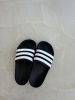 Adidas Adilette Slides - Black/White - Size 37.