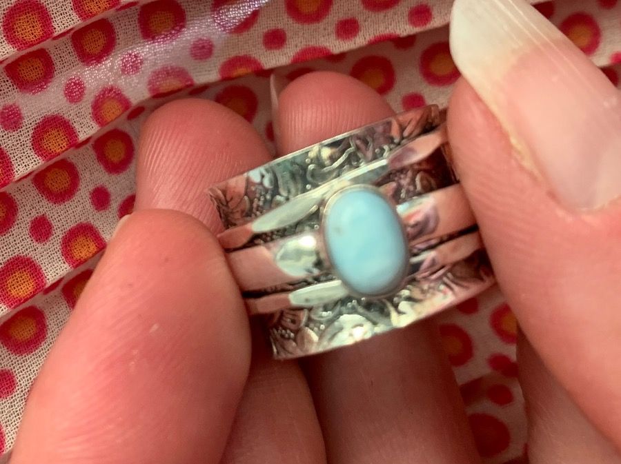 Anelli: Ring Silber 925 mit Larimar – Nuovo (secondo la descrizione) da Birsfelden venduto da Exclusivity 3