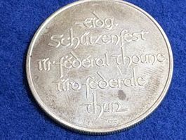 1 Medaille 1968, 900 Silber, Durchmesser 33 mm, 15 gr.