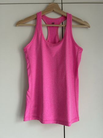 H&M Sport Top Pink Gr. S