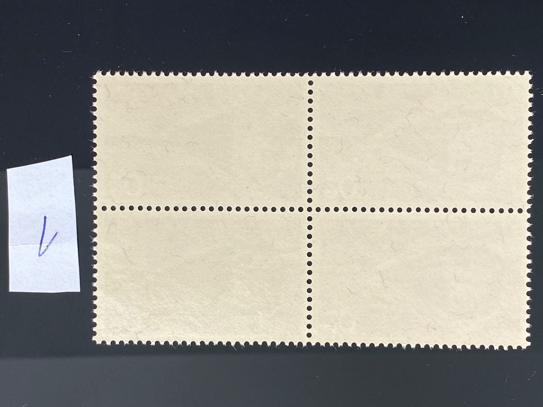 Alle Briefmarken: 279, postfrisch Viererblock, schöne Druckverschiebung – Gebraucht aus Aarau von hilde47 3