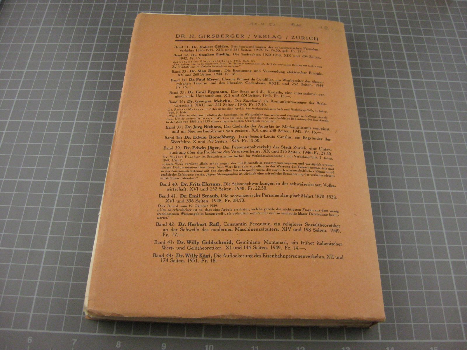Libri: Die Auflockerung des Eisenbahnpersonenve – Usato da Malters venduto da Marosko 6