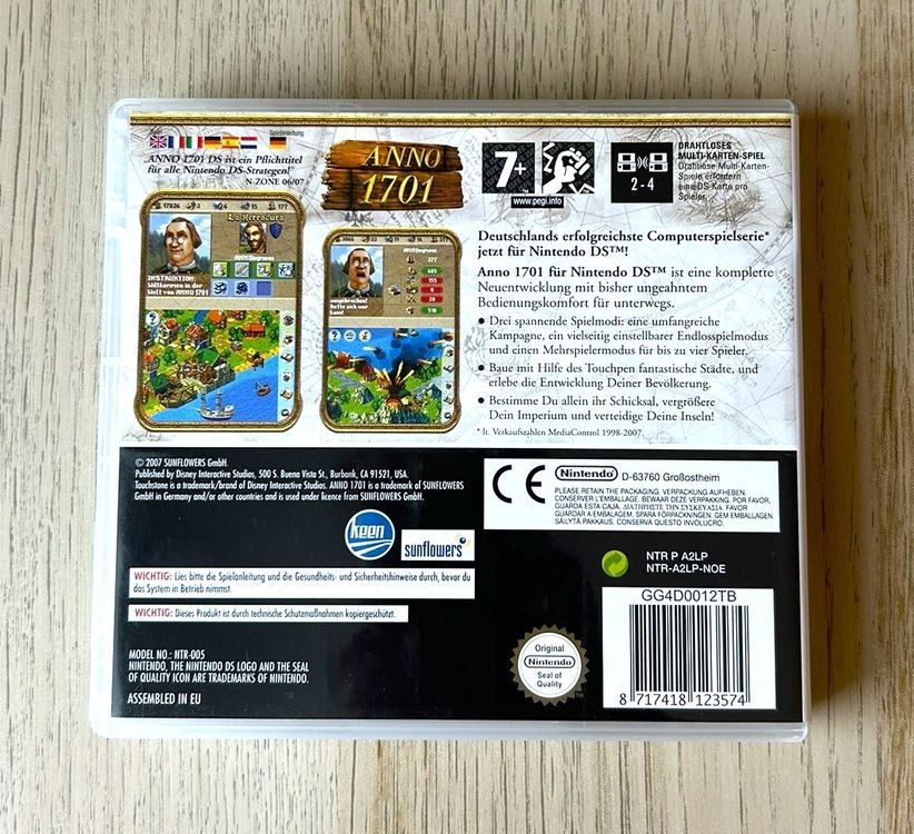 Nintendo Giochi: Anno 1701 Nintendo DS – Usato da St. Gallen venduto da Alpine.Arcade 1