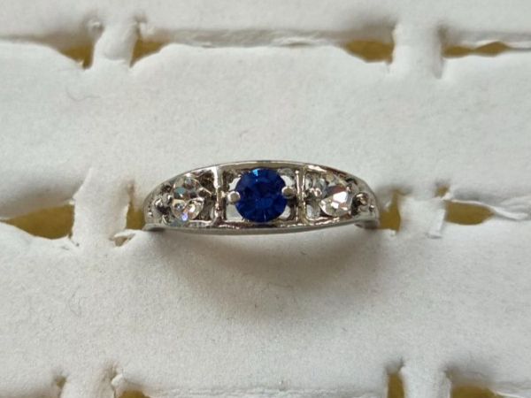 Anelli: Bague saphir artificiel taille 54 – Nuovo (secondo la descrizione) da Territet venduto da Cenh 2