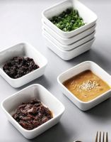 Dipschälchen Set, 6 Stk., Keramik, Weiss, Neuwertig!