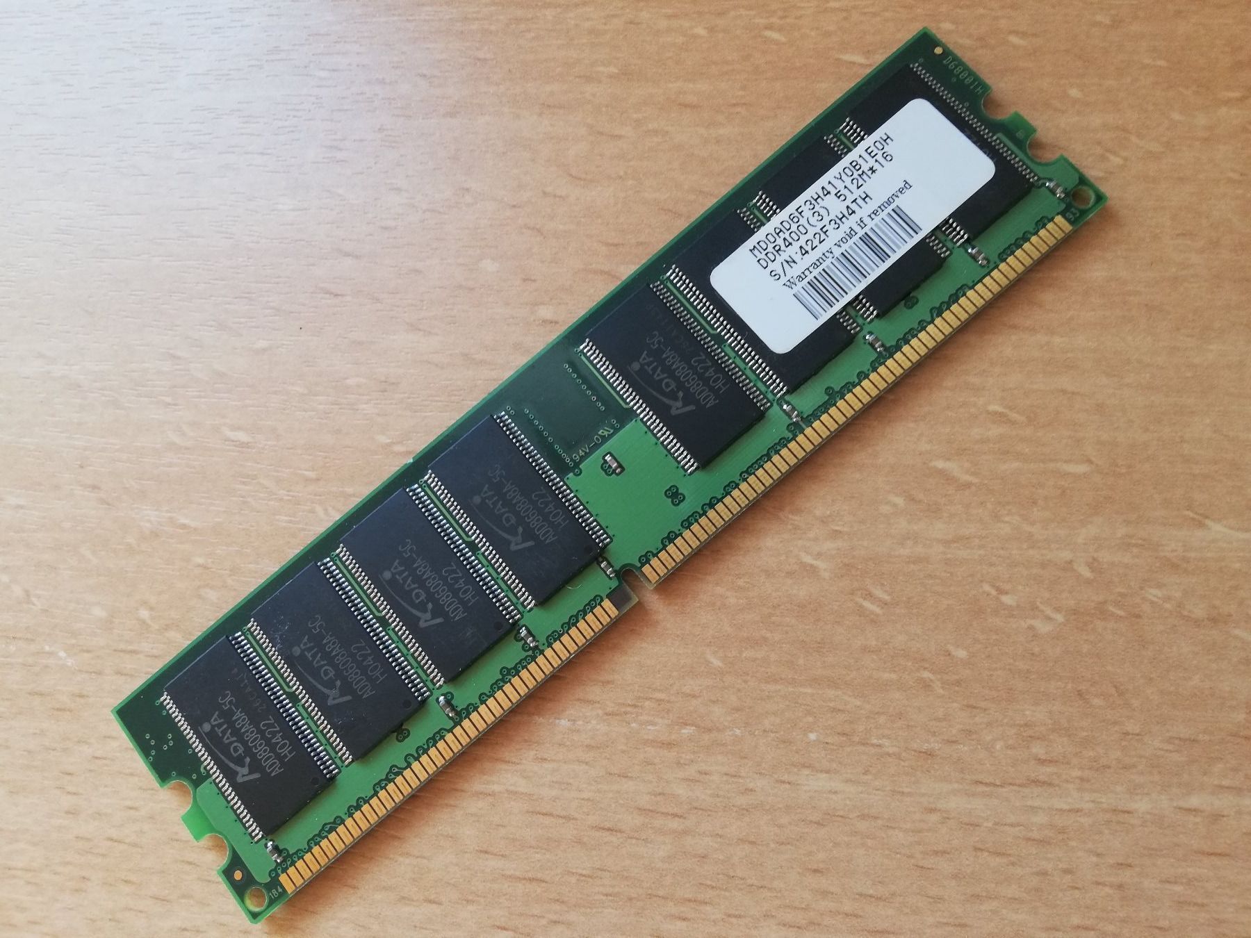 Memoria / RAM: ADATA 512MB DDR-400 MHz DIMM - Geprüft! – Usato da Worb venduto da geo_zbd8 1