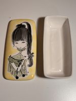 Ceramica di Italia, Keramik Schmuckdose, 1960er