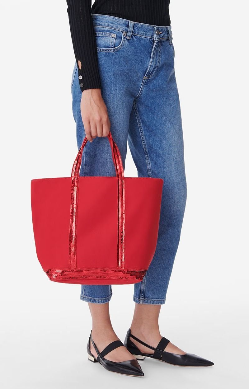 Vanessa Bruno Borse da donna: Vanessa Bruno Red Cabas Tote Bag – Usato da Founex venduto da sweetcouture 9