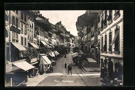 AK Thun, Hauptgasse, 1925