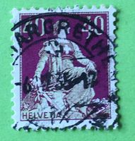 Helvetia mit Schwert  mit Stempel    