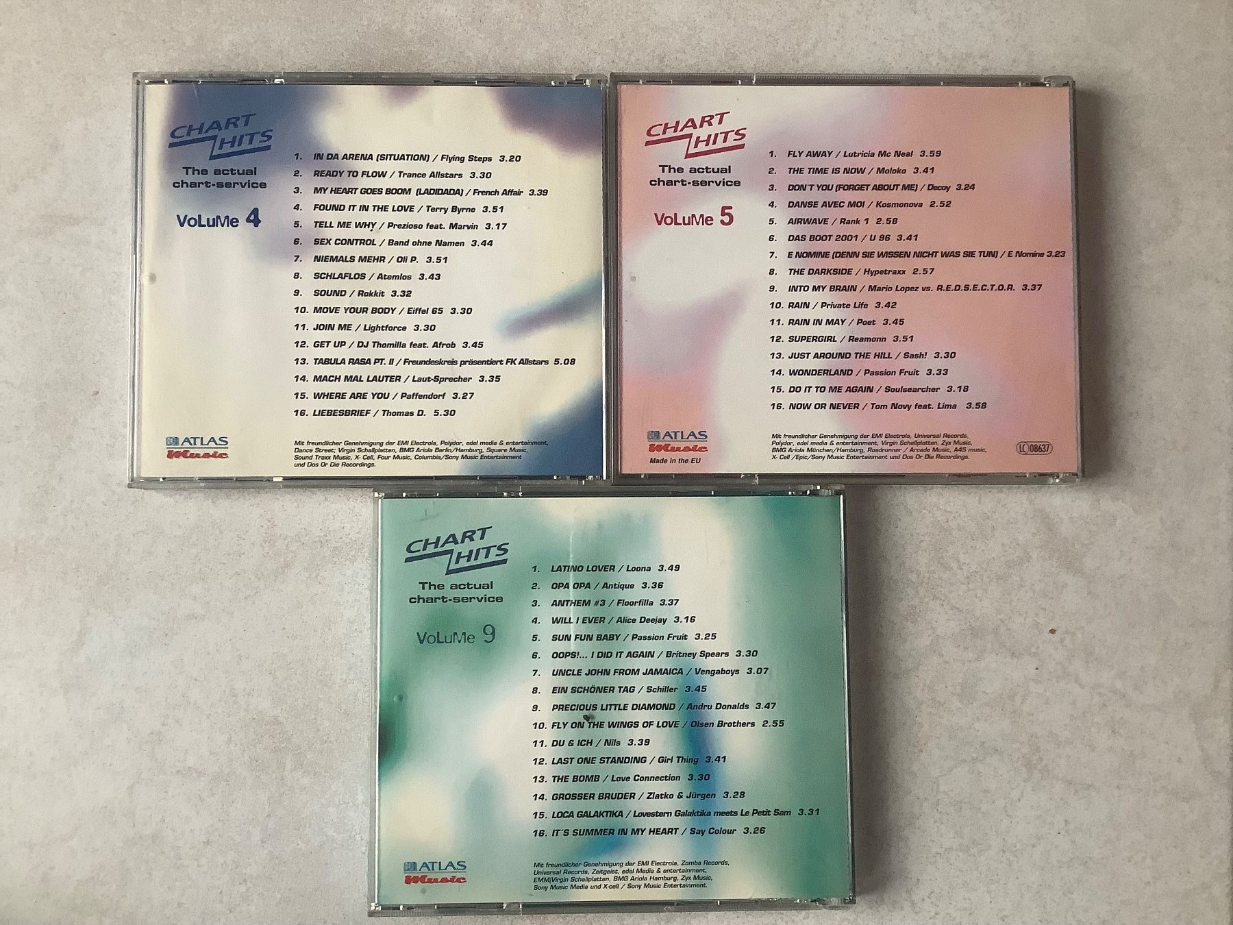 CD: Chart Hits / Volume 4, 5 und 9 – Usato da Dübendorf venduto da Shreck 1