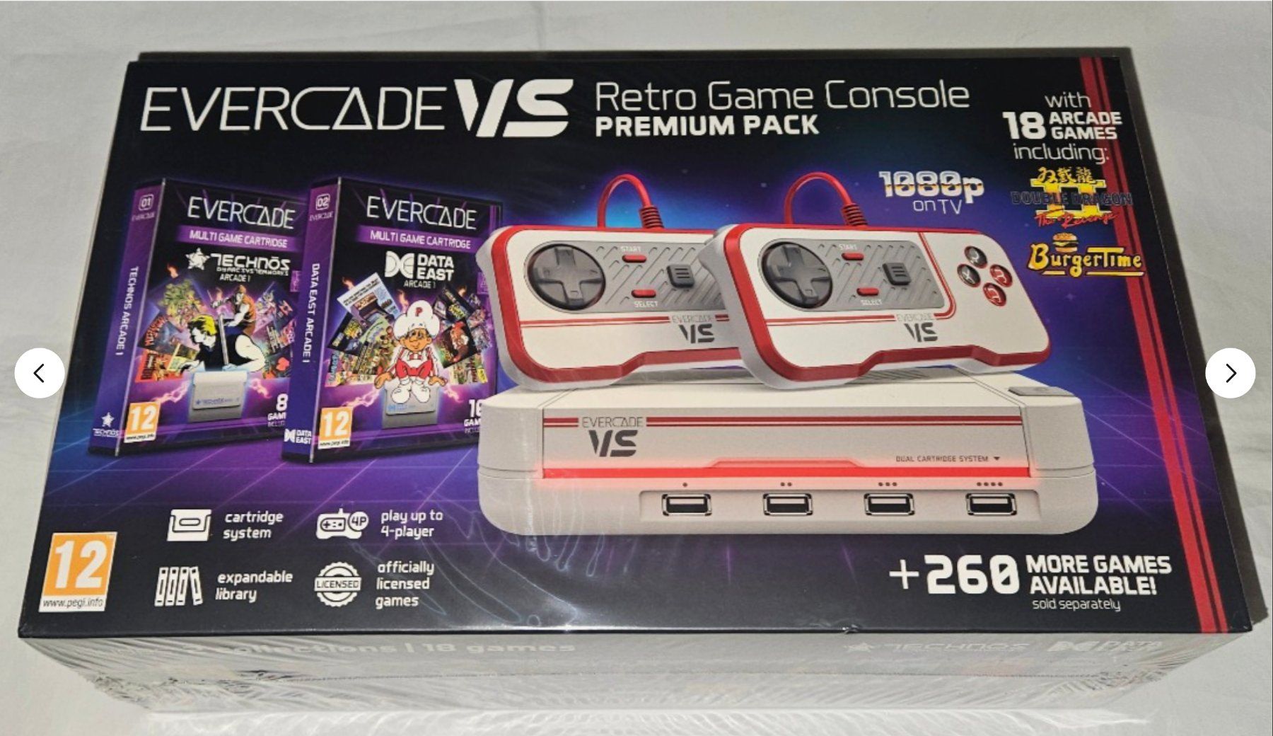 Evercade Console: Evercade VS Premium Pack Retro Game Console NEU – Nuovo e nell'imballaggio originale da Lyss venduto da Famicom