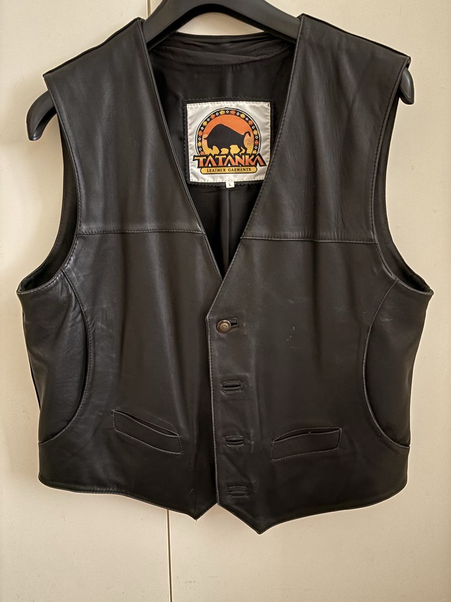 Gilet & Giacche: Herren Leder Weste TATANKA  – Usato da Bellach venduto da Legdance 1
