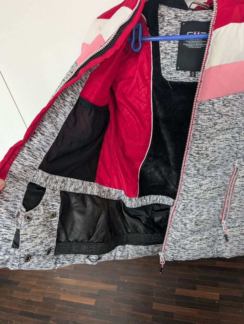 CMP Giacche: CMP grey white and pink ski jacket XS  – Usato da Horgen venduto da nfo_8dpy 3