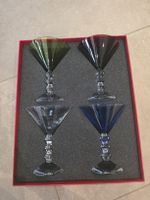 Baccarat Véga Martini-Gläser (4er Set, farbig, neu, OVP