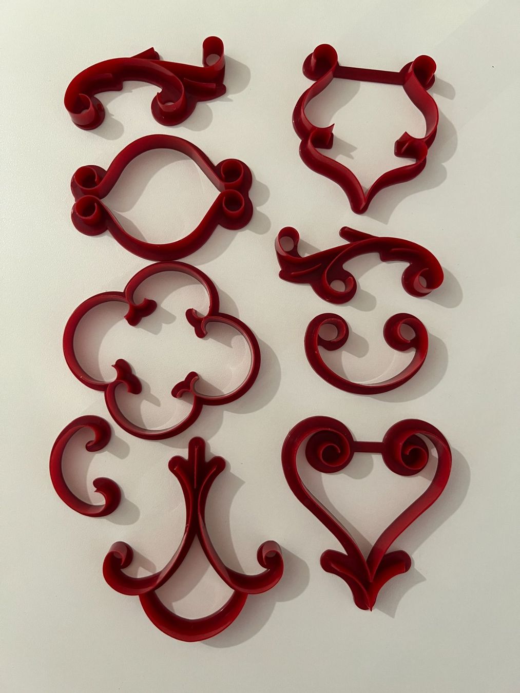 Teglie da forno: 9-teiliges Präge-Ausstechset aus Kunststoff – Usato da Widen venduto da MerlinMim2004