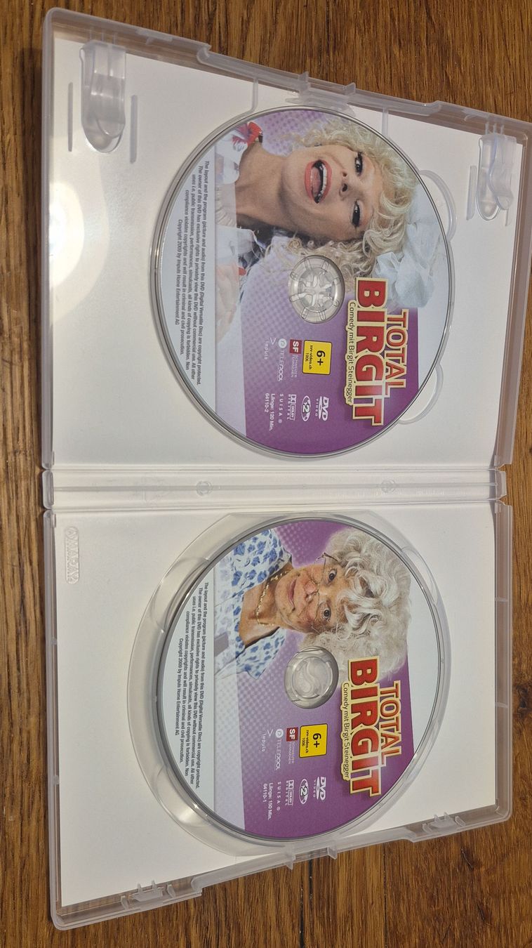 Tous les DVDs: Total Birgit 1 - Doppel-DVD, Comedy mit Birgit Steinegger – D'occasion à Oberembrach par giu_7ksd 2