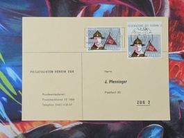 CL33 Carte Postale + Timbre Suisse 1963